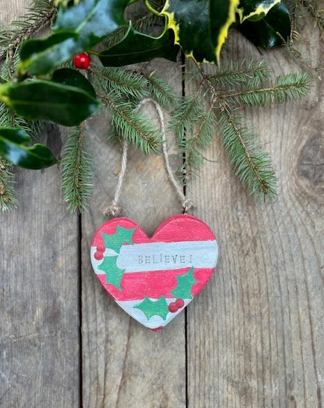 Christmas Believe Heart