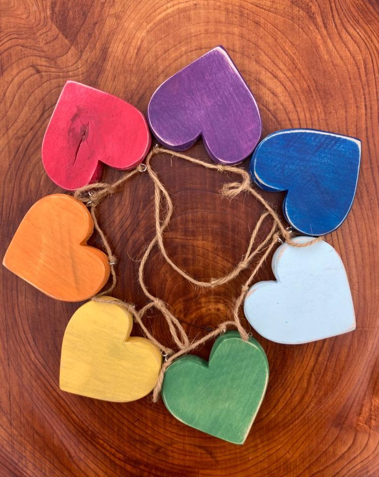 Bunting - Rainbow Heart