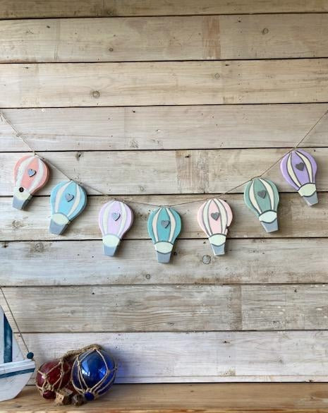 Bunting - Hot Air Balloon Pastel