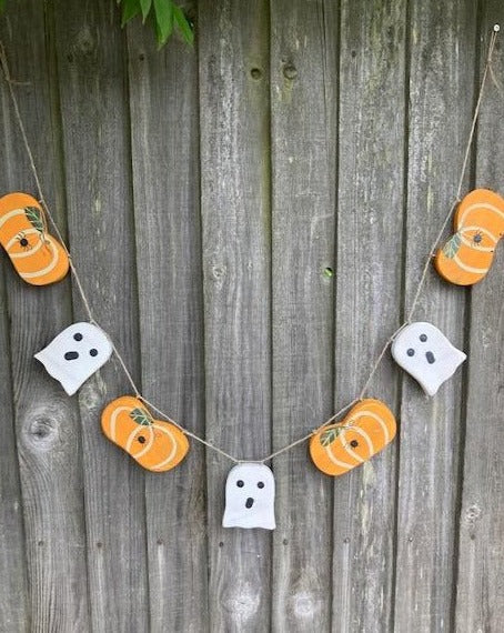 Bunting - Pumpkin & Ghost
