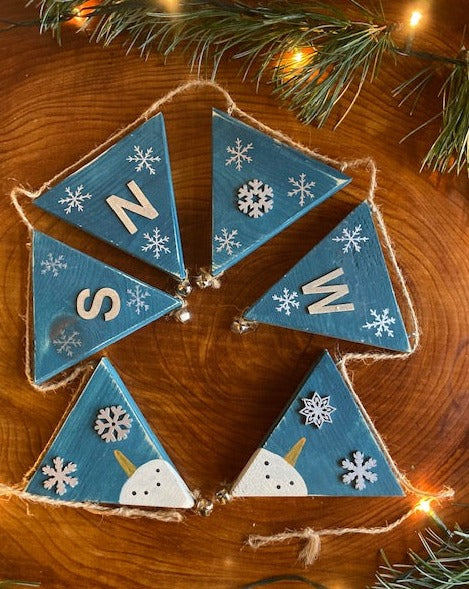 Christmas Snow Bunting