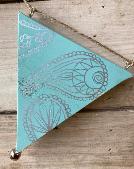 Bunting - Pale Paisley