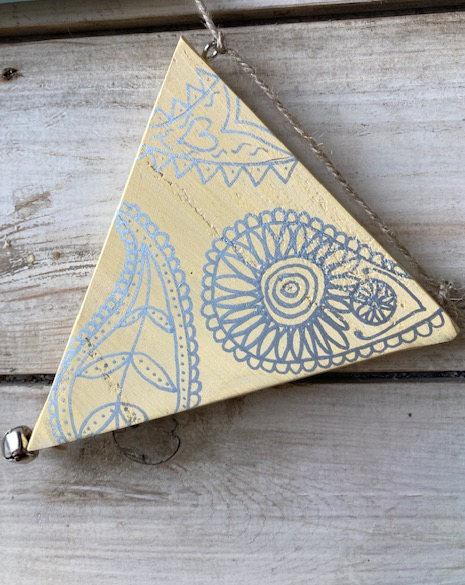 Bunting - Pale Paisley